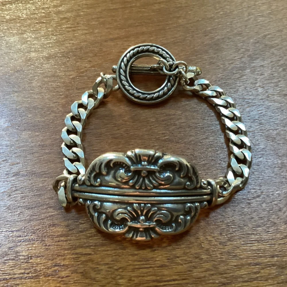Brighton Silver-tone Toggle Bracelet